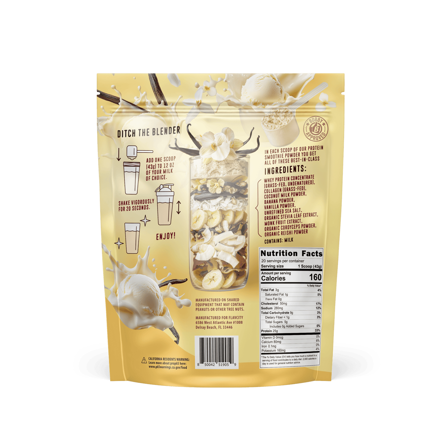 Vanilla Cream Protein Smoothie